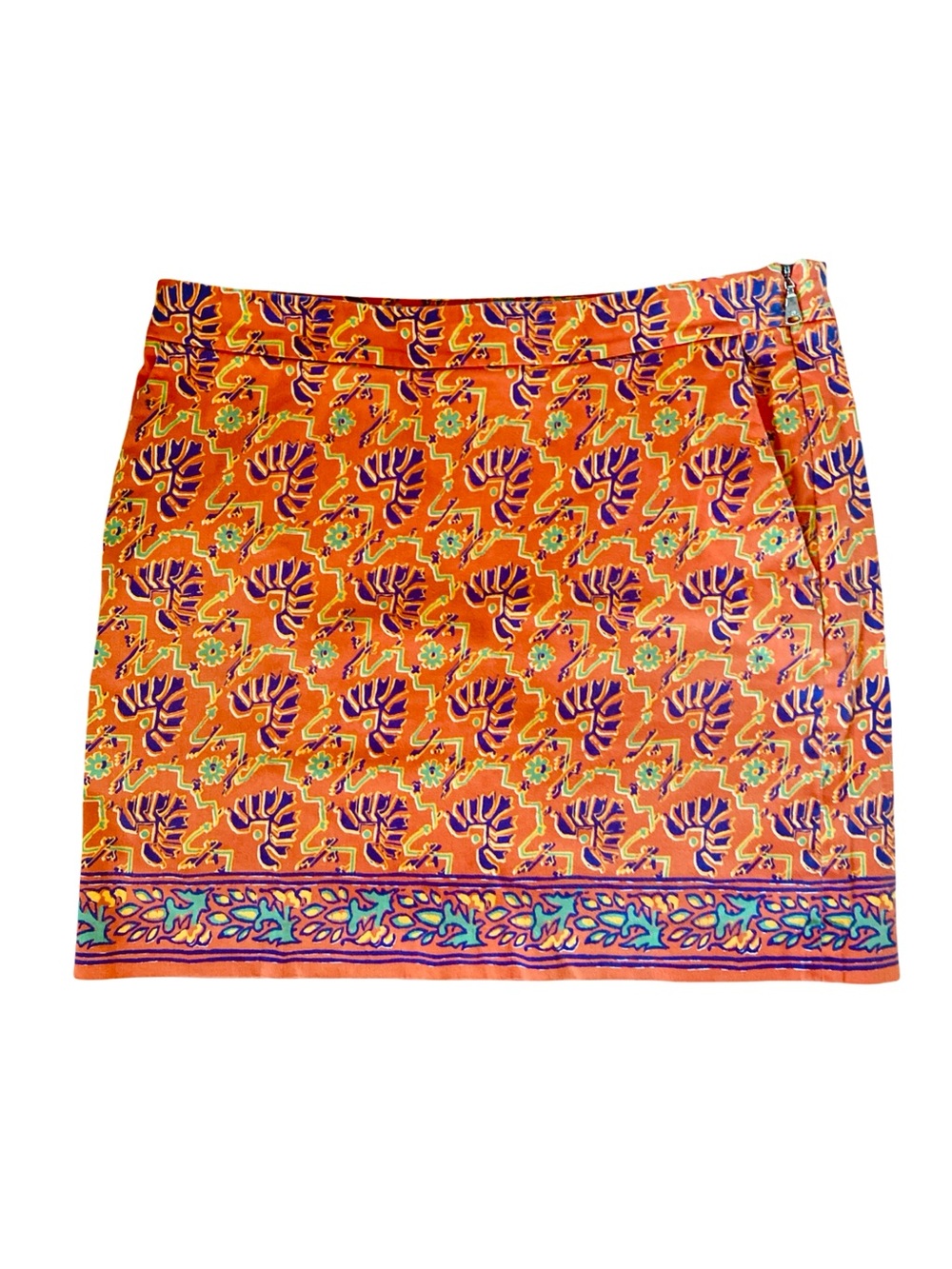 Polo Ralph Lauren Orange Printed Skort - 6